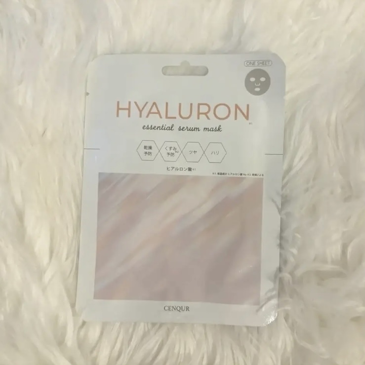 CENQUR エッセンシャルセラムマスク ヒアルロン酸 のクチコミ「CENQUR
エッセンシャルセラムマスク ヒアルロン酸

♡ポイント♡
・くすみ予防、乾燥予防.....」（1枚目）