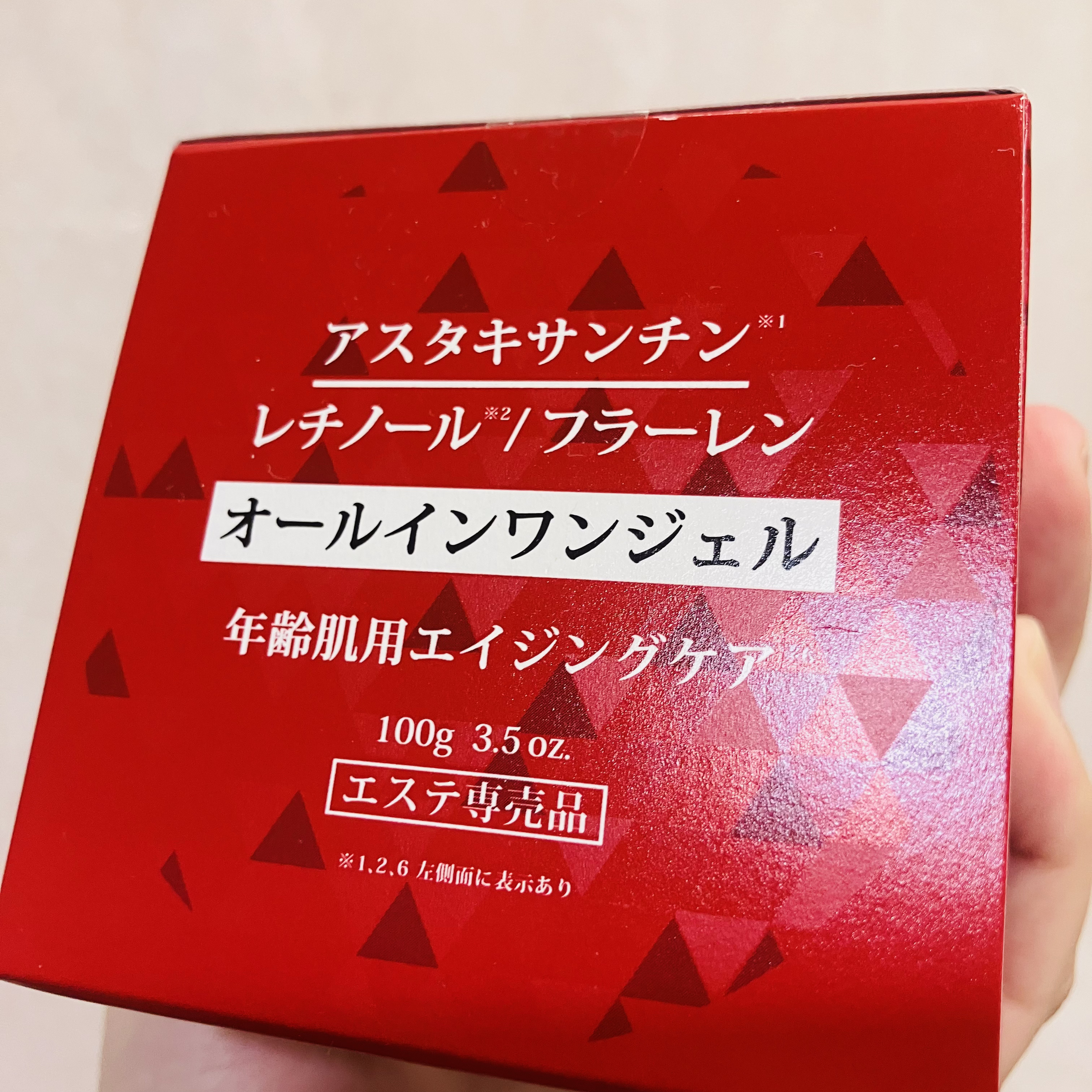 アスタキサンチン＆レチノール プレミアムオールインワンジェル/Re'senza/オールインワン化粧品を使ったクチコミ（2枚目）