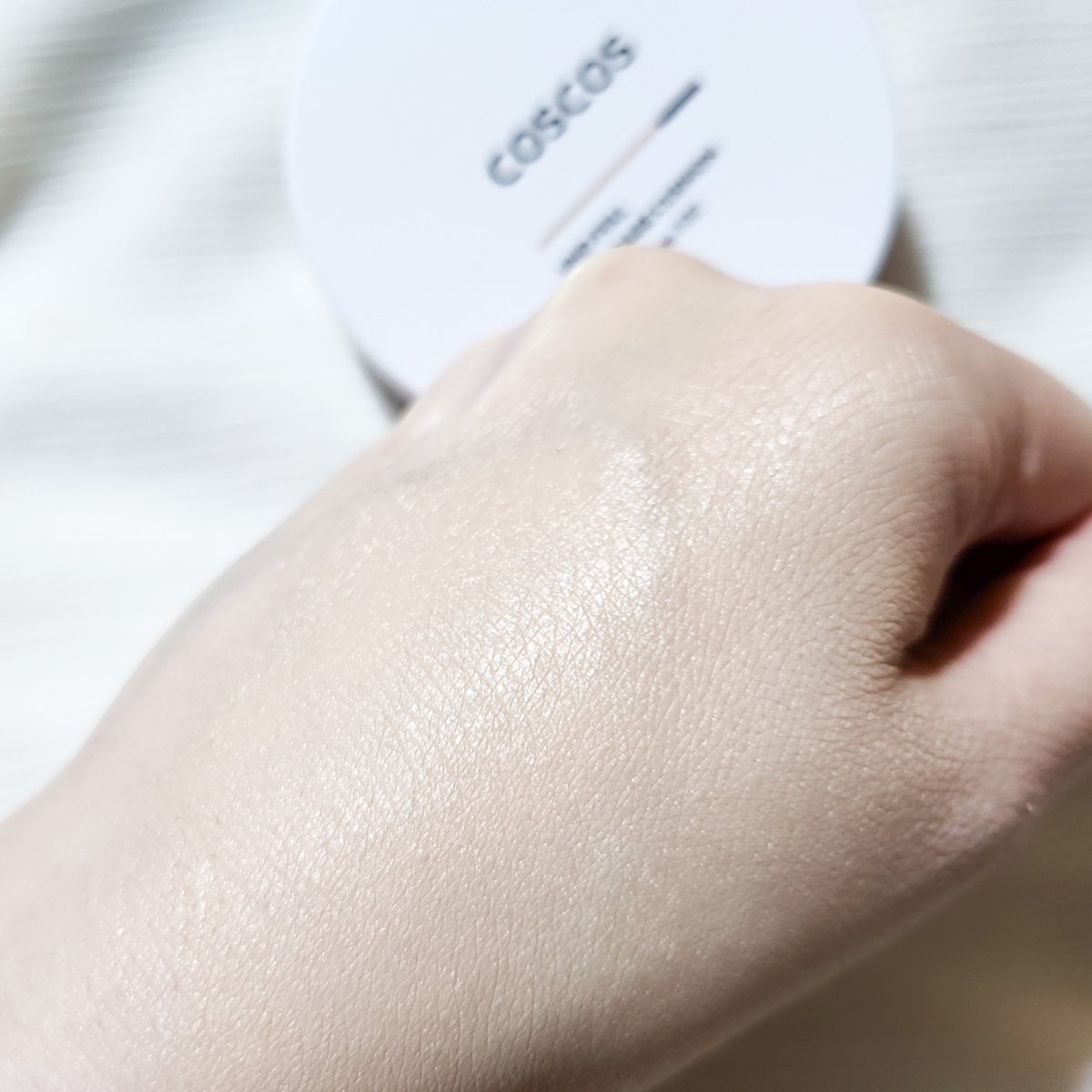 COSCOS UHDフルカバレッジクッション532(ナチュラルベージュ)/COSCOS/クッションファンデーションを使ったクチコミ（3枚目）