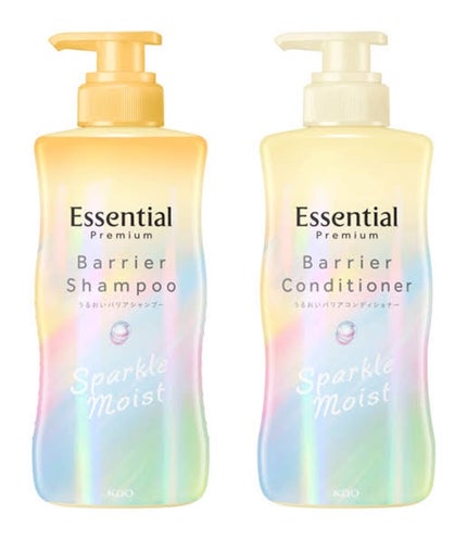 エッセンシャルプレミアム バリアシャンプー・コンディショナー スパークルモイスト/エッセンシャル/市販シャンプーを使ったクチコミ(1枚目)