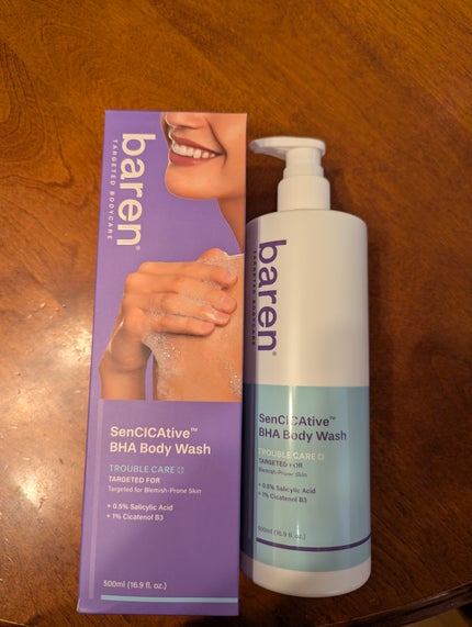 SenCICAtive BHA ボディウォッシュ/BAREN/ボディソープを使ったクチコミ(1枚目)