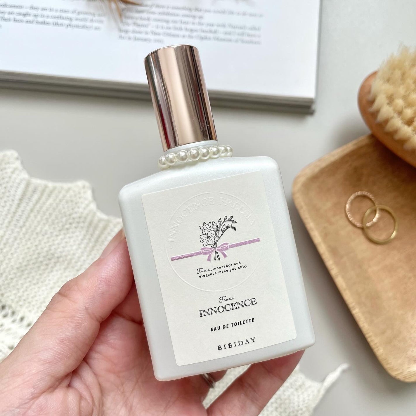 イノセンスフリージアオードトワレ/BIBIDAY/香水(レディース)を使ったクチコミ(4枚目)