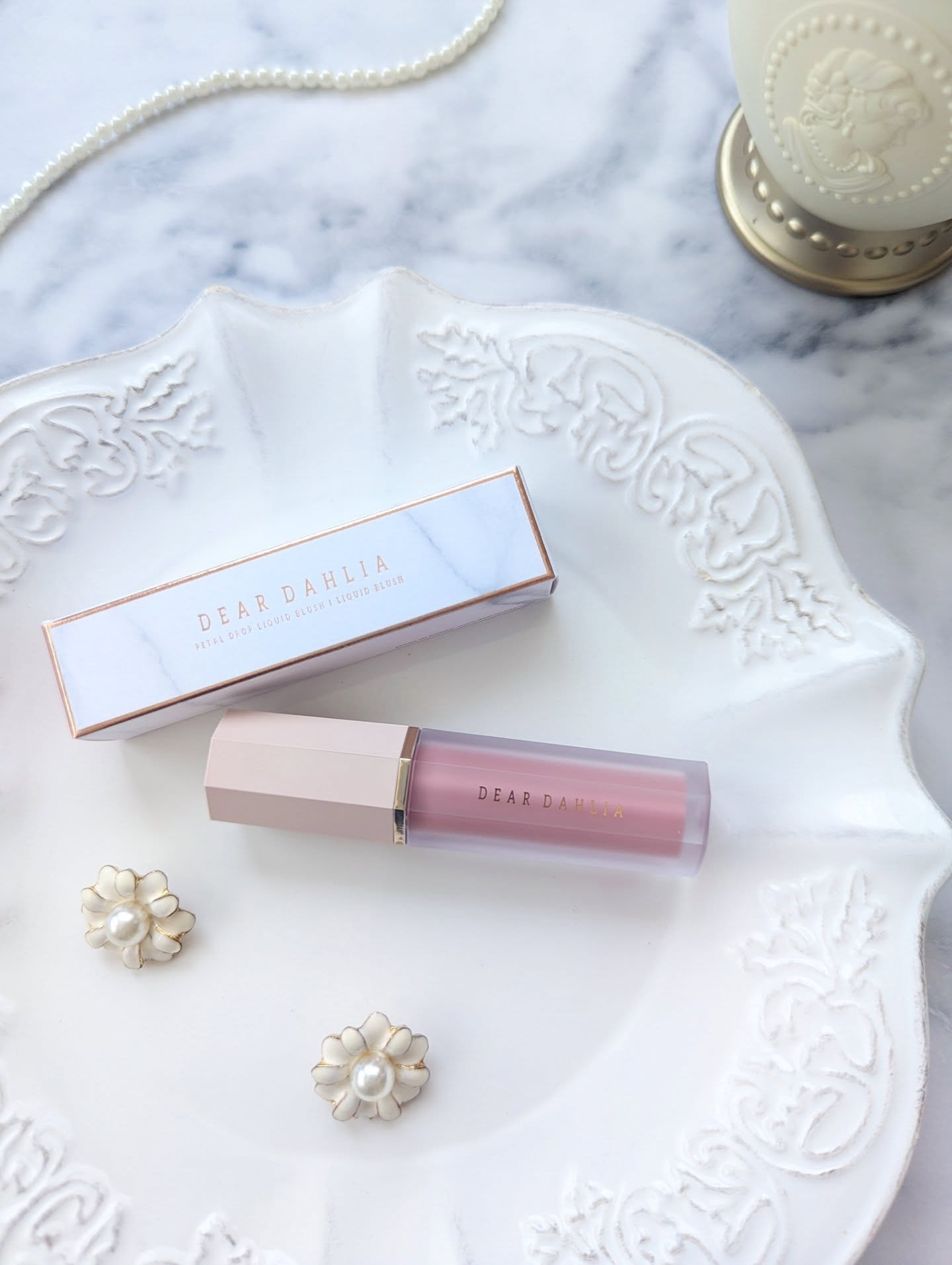 ペタルドロップリキッドブラッシャー/DEAR DAHLIA/リキッドチークを使ったクチコミ（1枚目）