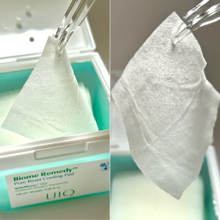 バイオームレメディポアリセットクーリングパッド/UIQ/トナーパッドを使ったクチコミ(4枚目)