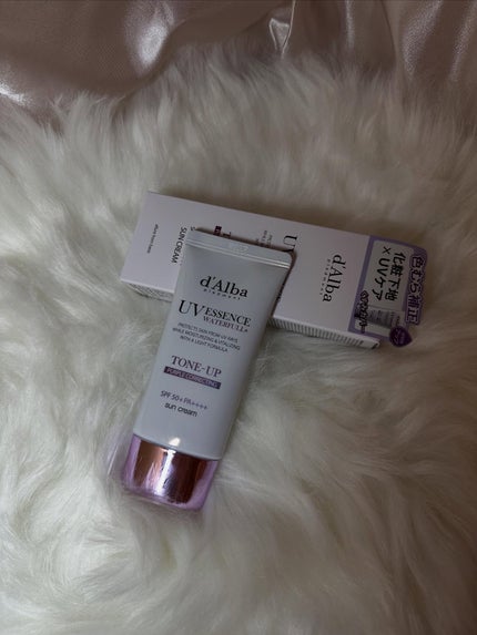 ダルバ ウォータフル トーンアップ サンクリーム(パープル)/ダルバ/日焼け止めクリームを使ったクチコミ(6枚目)