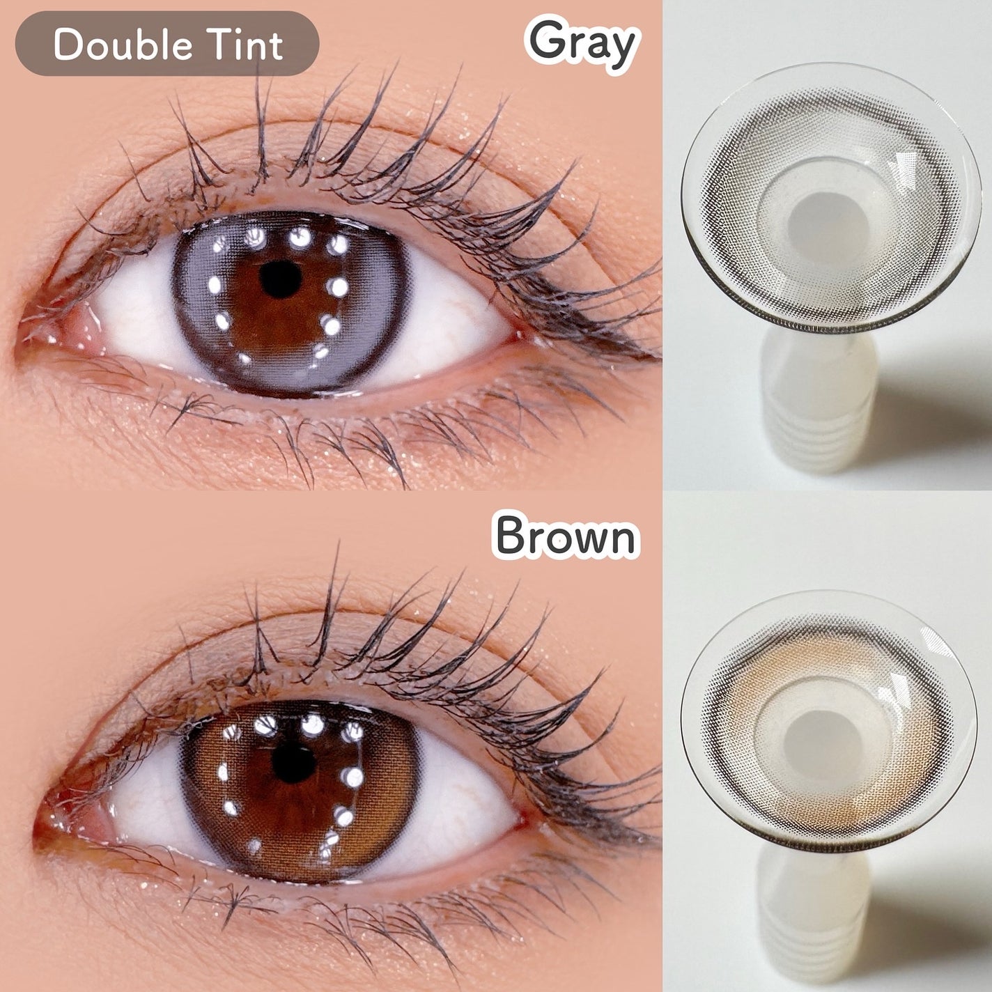 Double Tint 1day/OLENS/カラーコンタクトレンズを使ったクチコミ(4枚目)