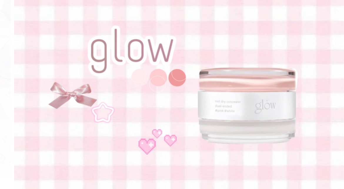 ノットドライコンシーラー # ピンク+ホワイト/glow/クリームコンシーラーを使ったクチコミ（1枚目）