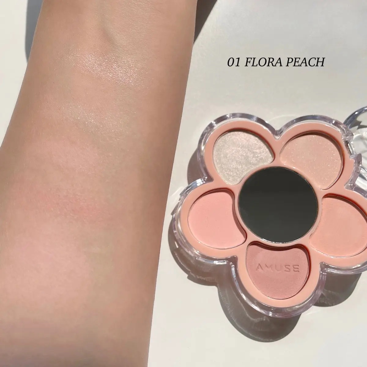 フローラアイパレット/AMUSE/アイシャドウを使ったクチコミ（2枚目）
