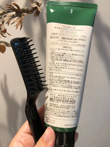 アルガネーゼ オイルインカラートリートメント/ウィルミナ/ヘアカラーを使ったクチコミ(2枚目)