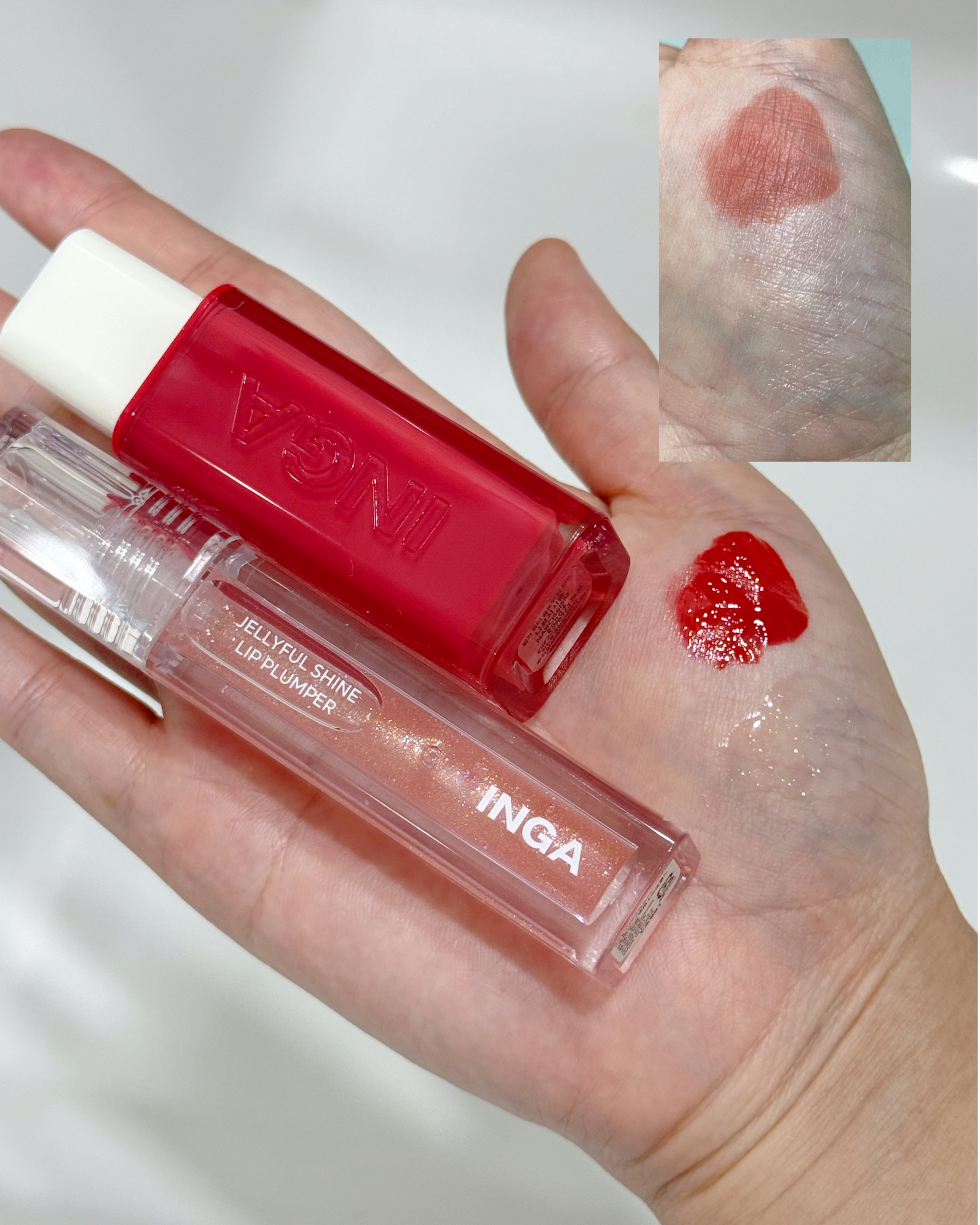 ウォーターグローリップティント 09 ナルシシズム（Narcissism）/INGA/リップティントを使ったクチコミ（2枚目）