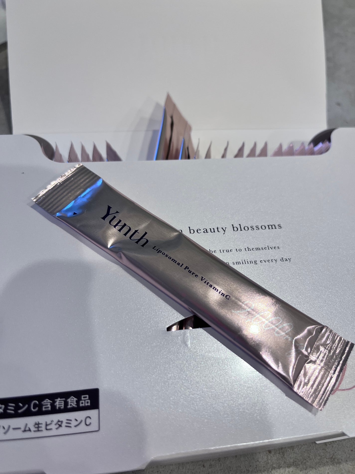 リポソーム生ビタミンC/Yunth/美容サプリメントを使ったクチコミ(2枚目)