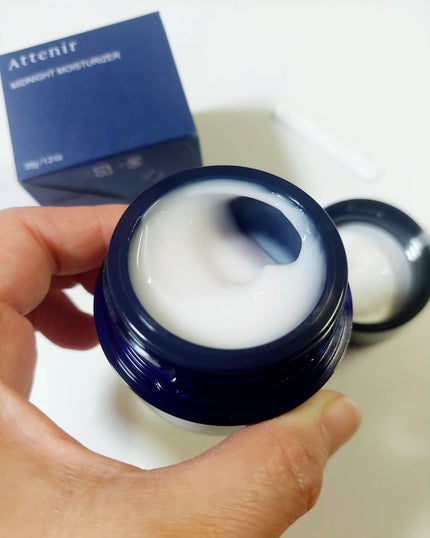 アテニア ミッドナイトモイスチャライザー/アテニア/フェイスクリームを使ったクチコミ(4枚目)