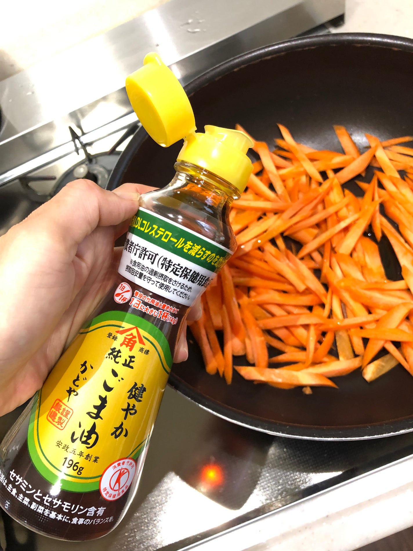 かどやの純正ごま油/かどや製油/食品を使ったクチコミ(4枚目)