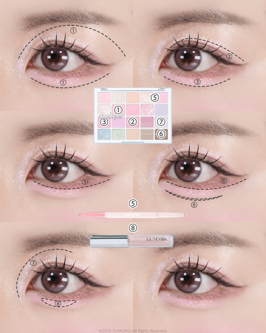 ムードシャドウパレット/dasique/アイシャドウパレットを使ったクチコミ(3枚目)