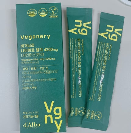 ヴィーガナリー ダイエットゼリー/ダルバ/バランス栄養食を使ったクチコミ(1枚目)