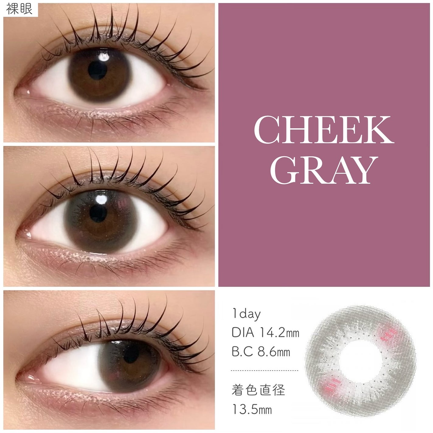 VILLEGE/RICH STANDARD/ワンデー(1DAY)カラコンを使ったクチコミ(2枚目)