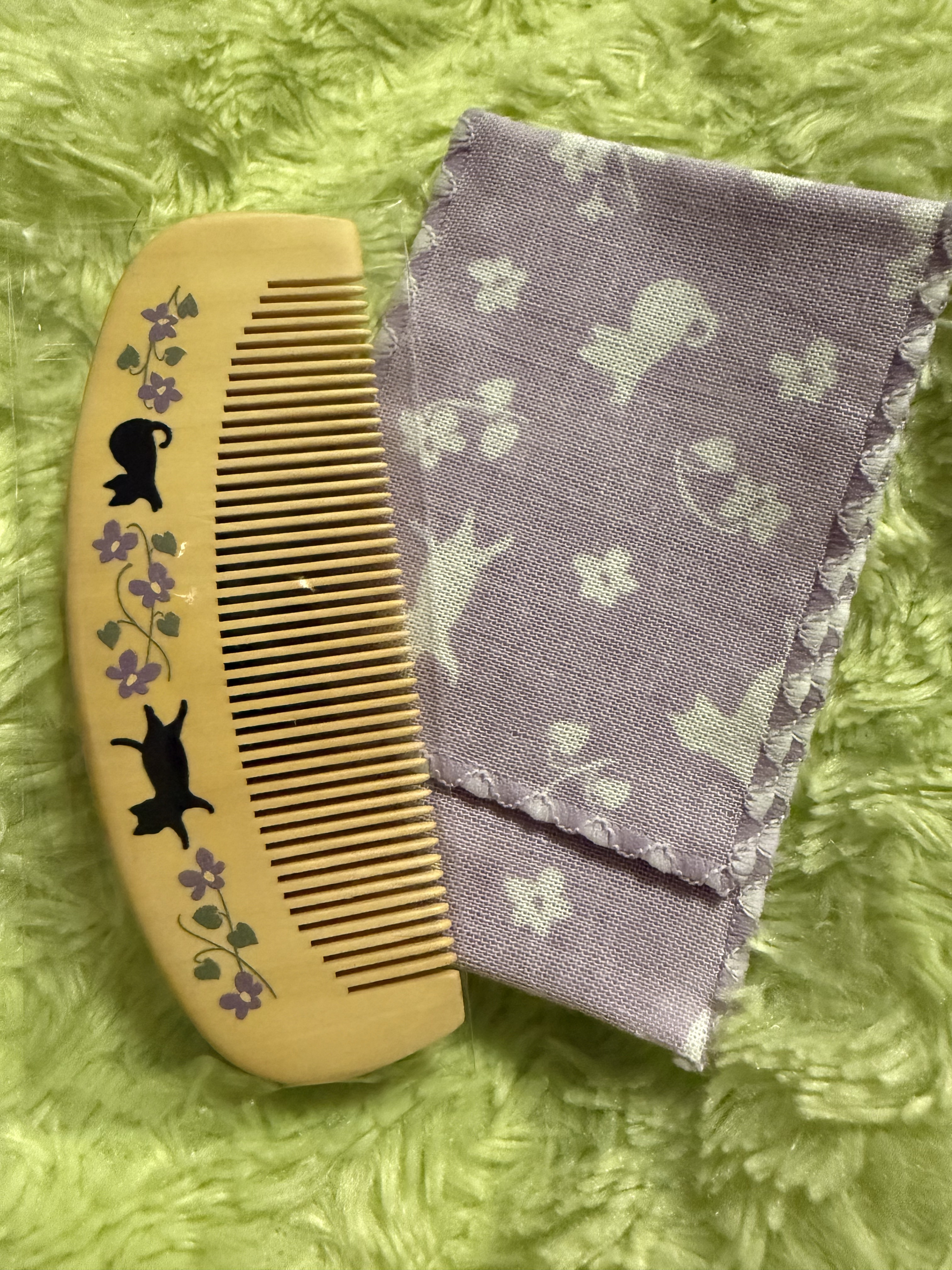 くろちく 椿堂 潤いつげ櫛 ケース付き/くろちく/ヘアコームを使ったクチコミ（2枚目）