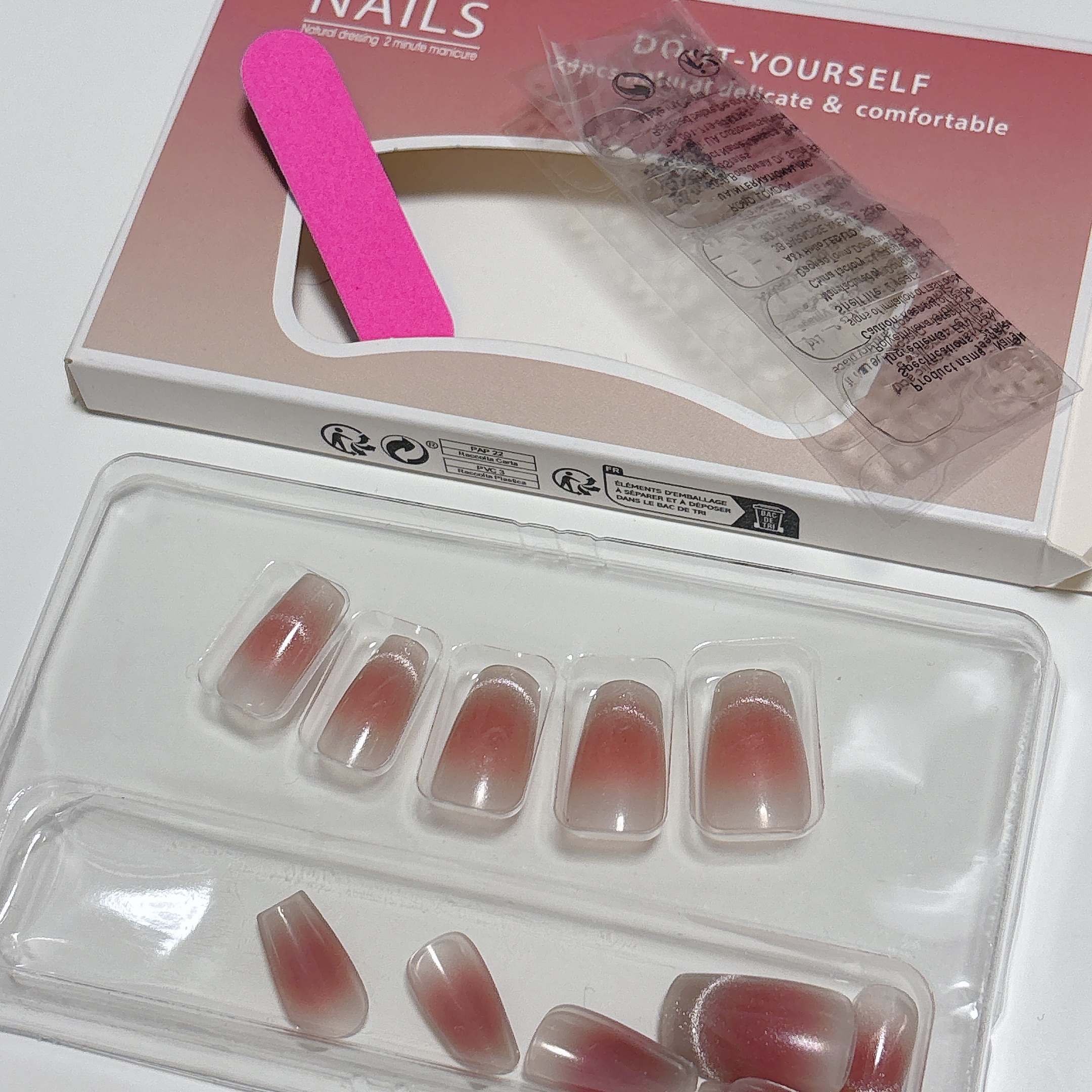 ネイルチップ/SHEIN/ネイルチップ・パーツを使ったクチコミ（2枚目）