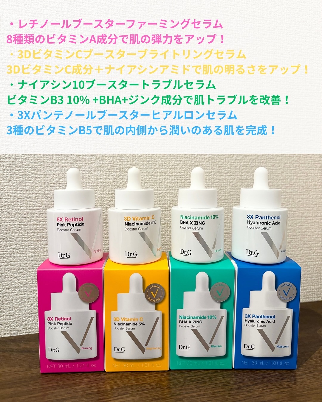 3D ビタミンC ナイアシンアミド 5% ブースター ブライトニング セラム/Dr.G/美容液を使ったクチコミ（2枚目）