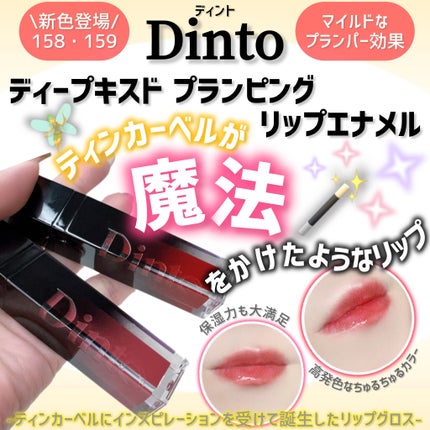 ディープキスド プランピング リップエナメル/Dinto/リップグロスを使ったクチコミ(1枚目)