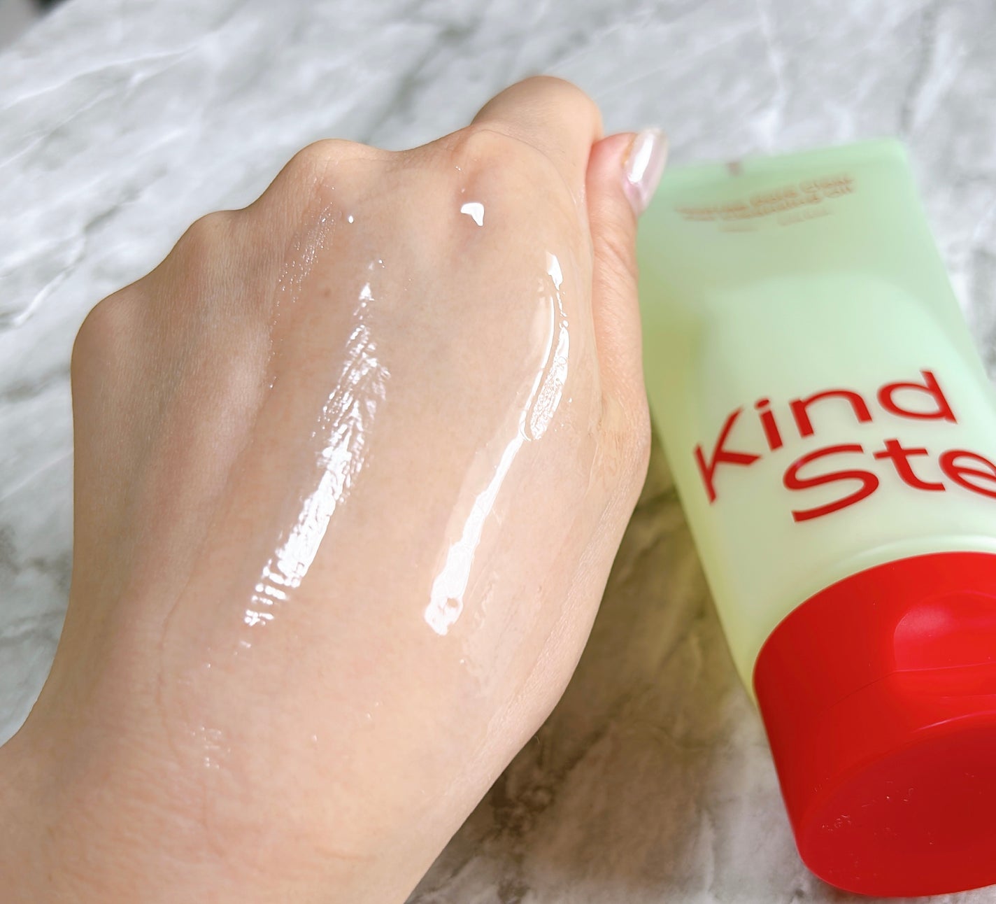 ティーツリージェルクレンジングオイル/KindStep/クレンジングジェルを使ったクチコミ(6枚目)