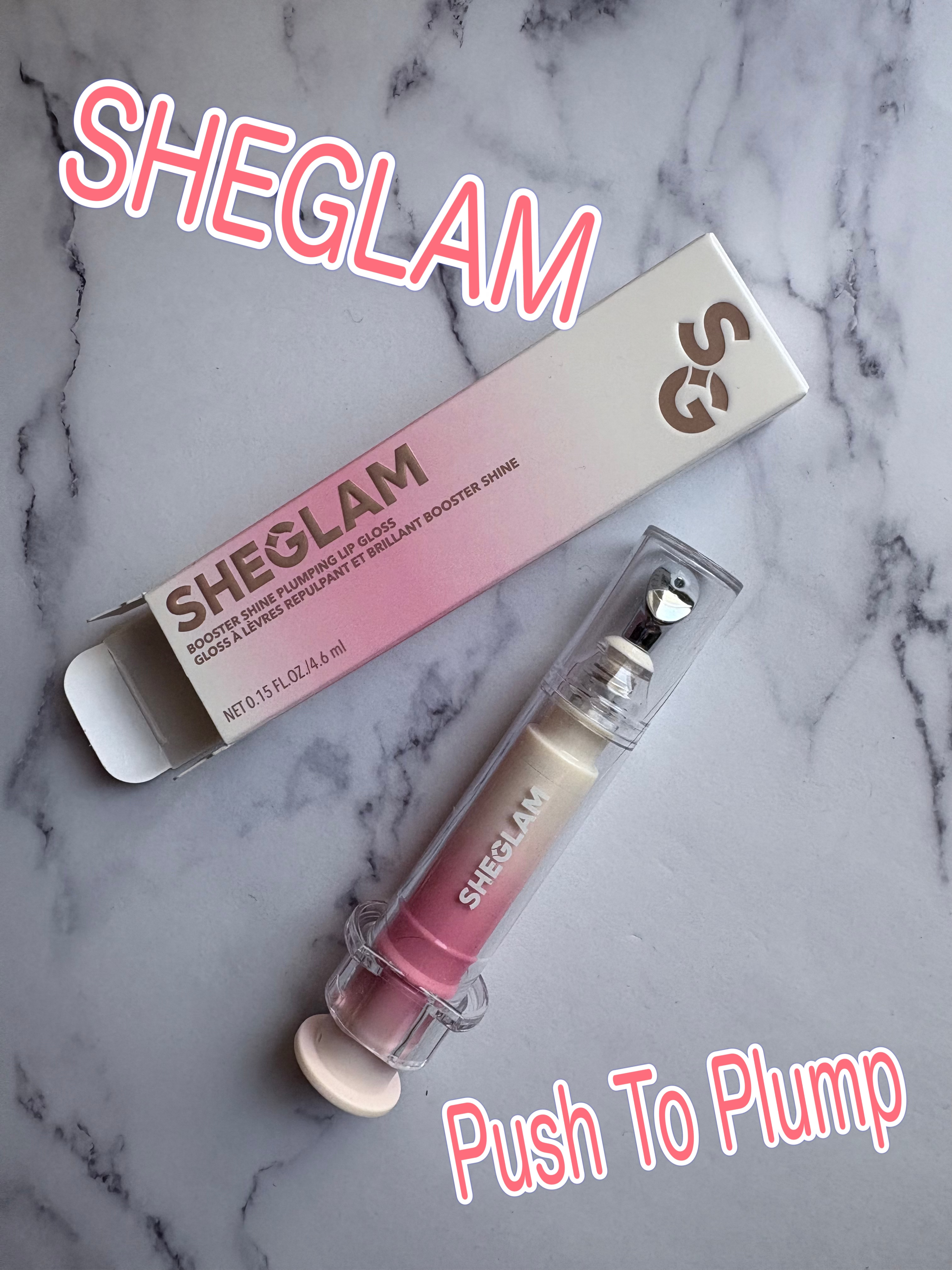 SHEGLAM PUSH TO PLUMP ボリュームリップグロス/SHEGLAM/リップグロスを使ったクチコミ（1枚目）