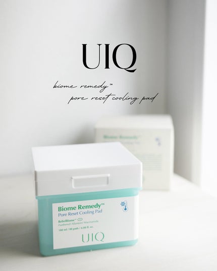 バイオームレメディポアリセットクーリングパッド/UIQ/トナーパッドを使ったクチコミ(1枚目)