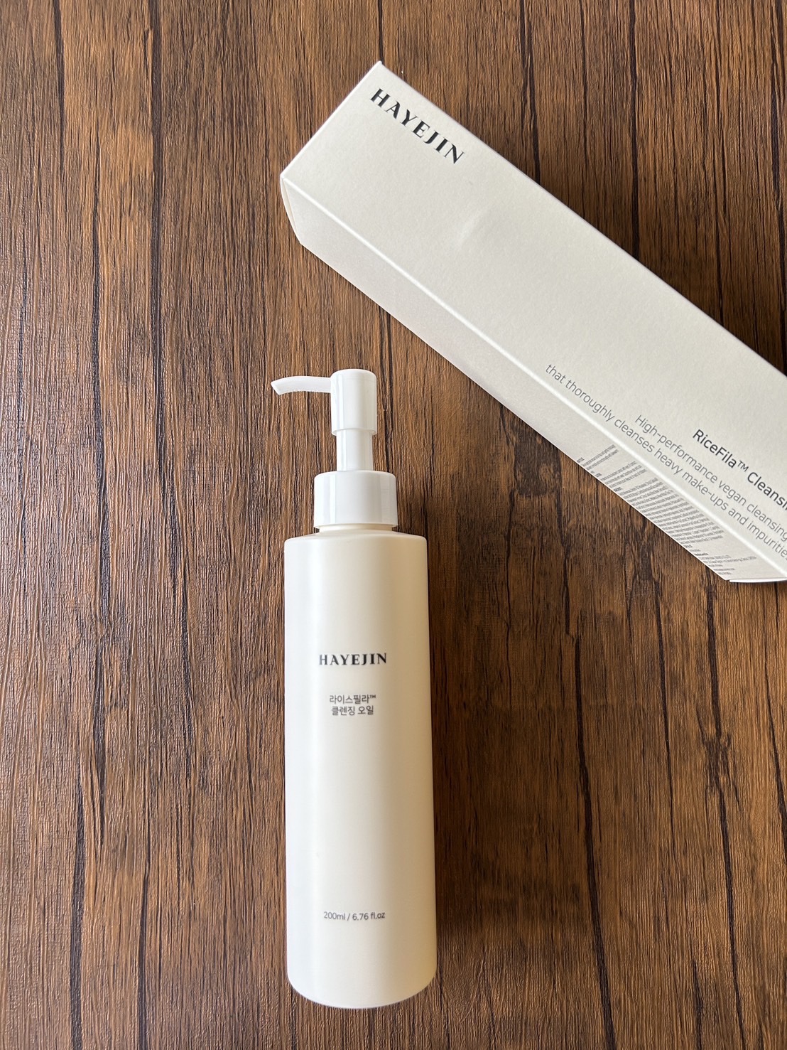 ライスフィラ クレンジングオイル/HAYEJIN/オイルクレンジングを使ったクチコミ（1枚目）