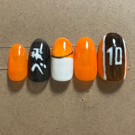 小豆 on LIPS 「🏐アニメイメージネイル🐦⬛ハイキュー 使用アイテム DAIS..」(5枚目)