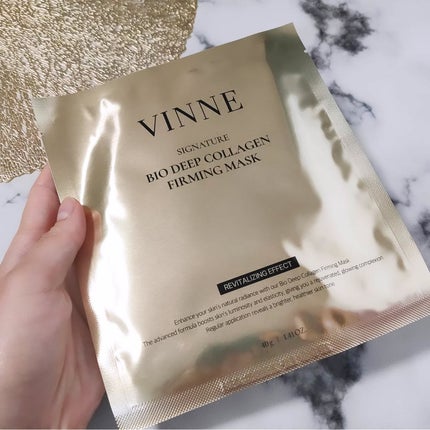 シグニチャーバイオディープコラーゲンファーミングマスク/VINNE /シートマスク・パックを使ったクチコミ(3枚目)