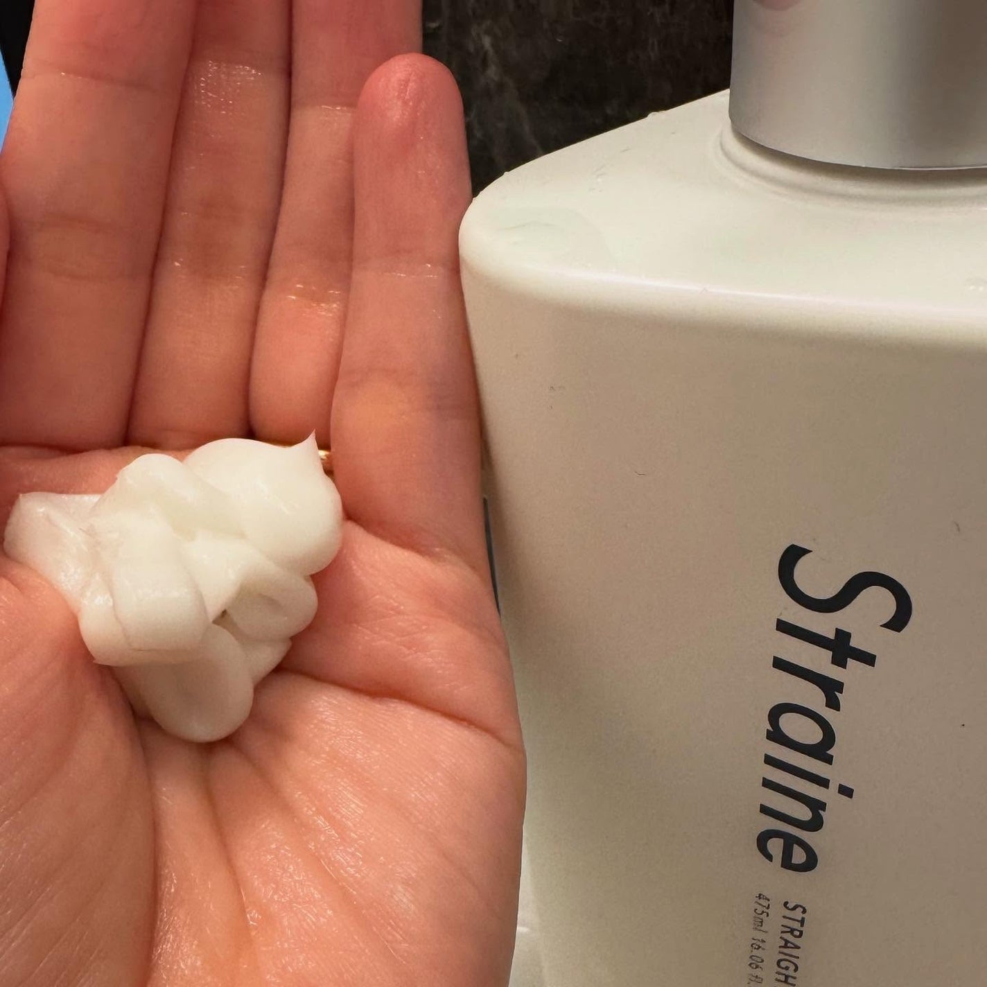 ストレートシャンプー/ストレートトリートメント ホワイトブロッサムの香り/Straine/市販シャンプーを使ったクチコミ(3枚目)