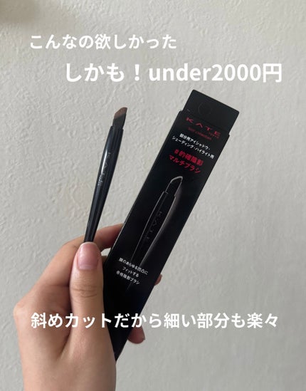 マルチアイライナーブラシ/KATE/メイクブラシを使ったクチコミ(2枚目)