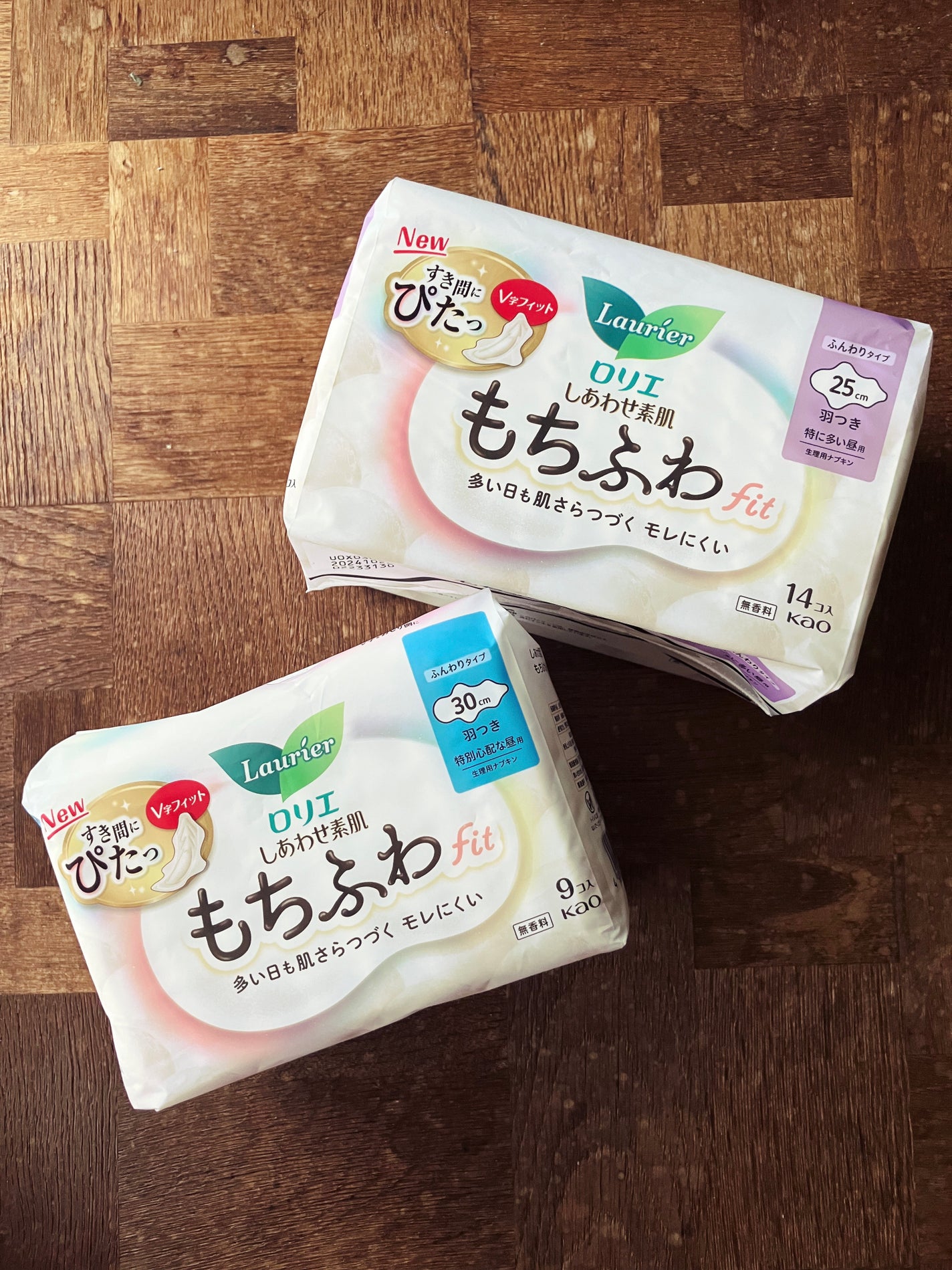 ロリエ もちふわ fit 25cm 羽つき 14コ入 (医薬部外品 )/ロリエ/ナプキンを使ったクチコミ(1枚目)