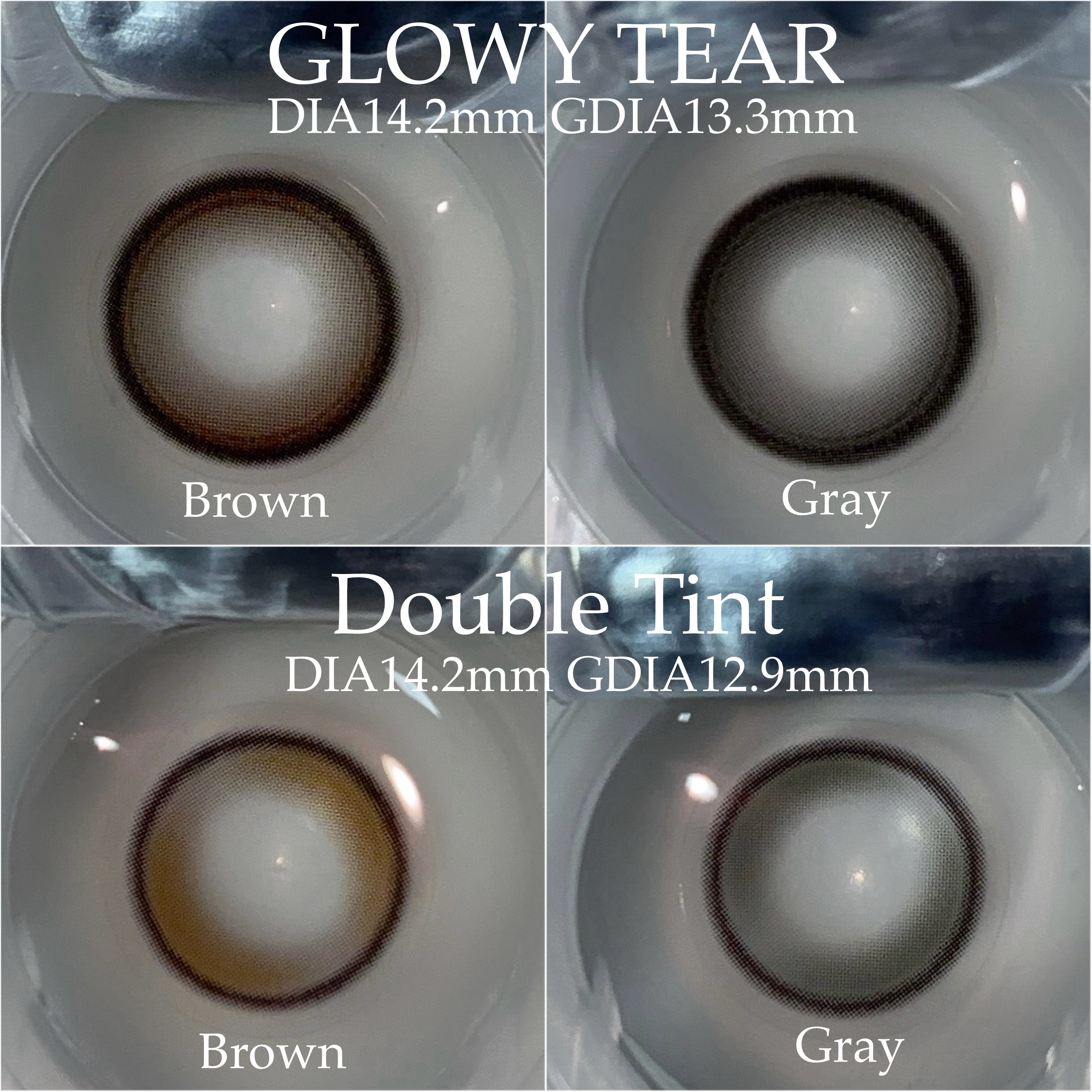 Double Tint 1day/OLENS/カラーコンタクトレンズを使ったクチコミ（2枚目）