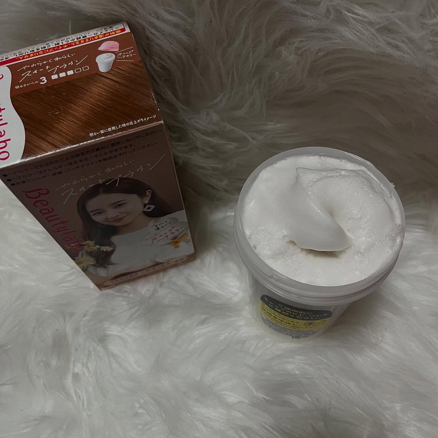 ホイップヘアカラー/ビューティラボ/ヘアカラーを使ったクチコミ（3枚目）