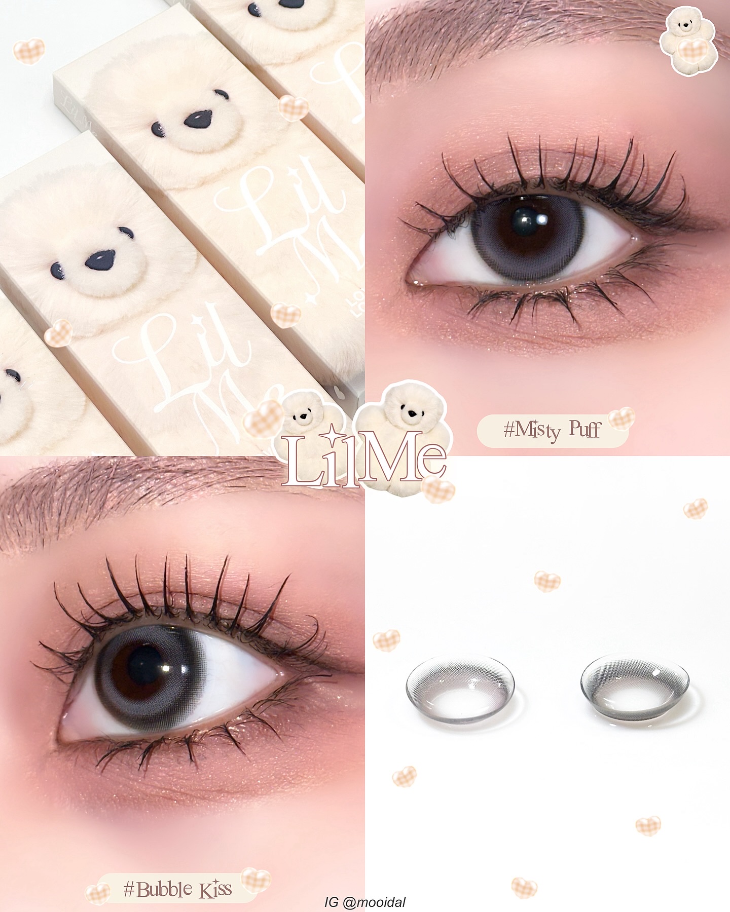 LilMe 1day Misty Puff（ミスティパフ）/LilMe/ワンデー（１DAY）カラコンを使ったクチコミ（1枚目）