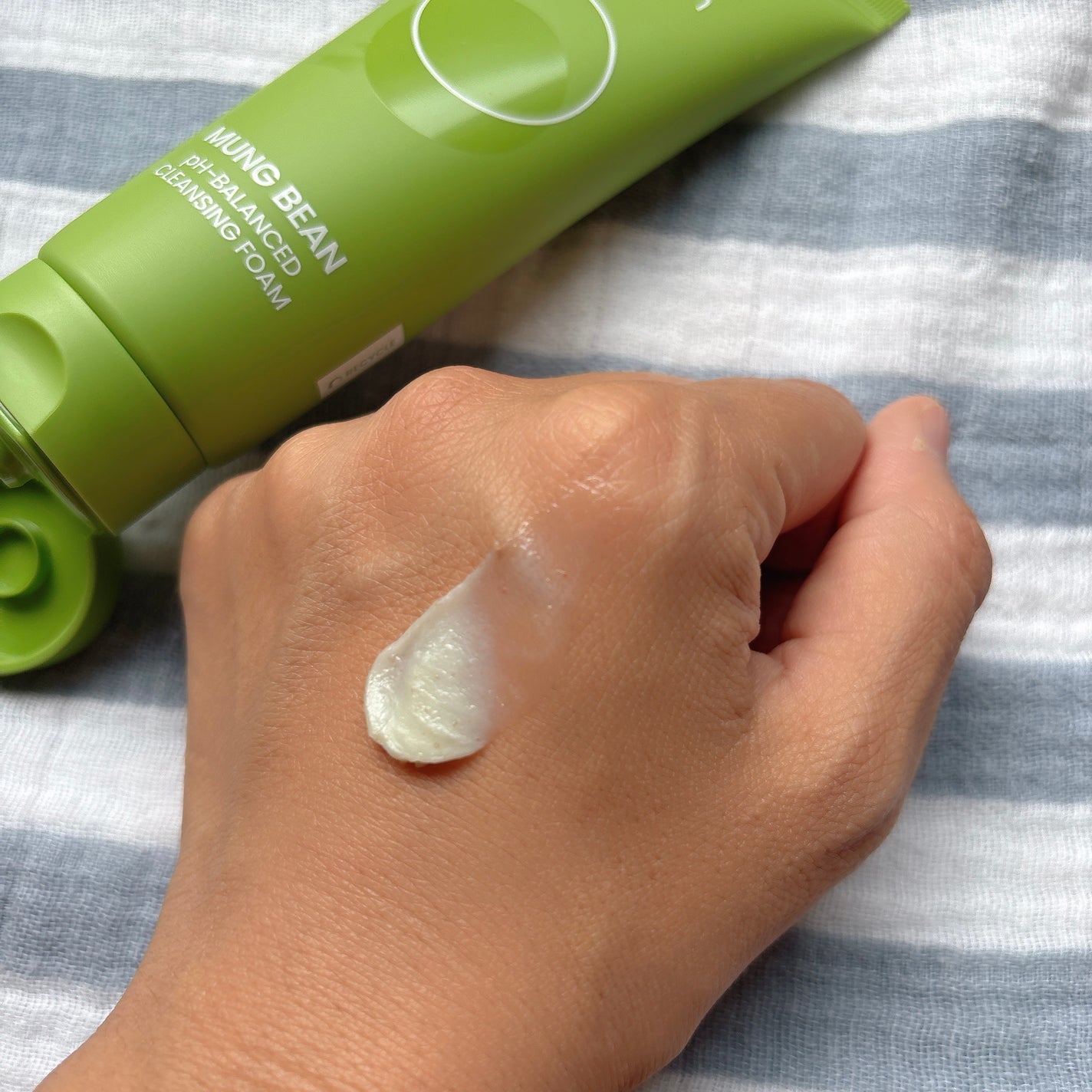 緑豆弱酸性洗顔フォーム/beplain/洗顔フォームを使ったクチコミ(2枚目)
