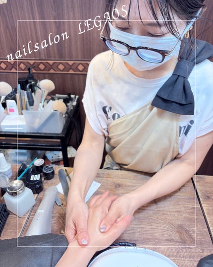 Nanao on LIPS 「nailsalonLEGAOS💜マグネットワンカラーネイル 1..」(10枚目)