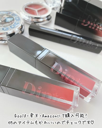 ディープキスド プランピング リップエナメル/Dinto/リップグロスを使ったクチコミ(4枚目)