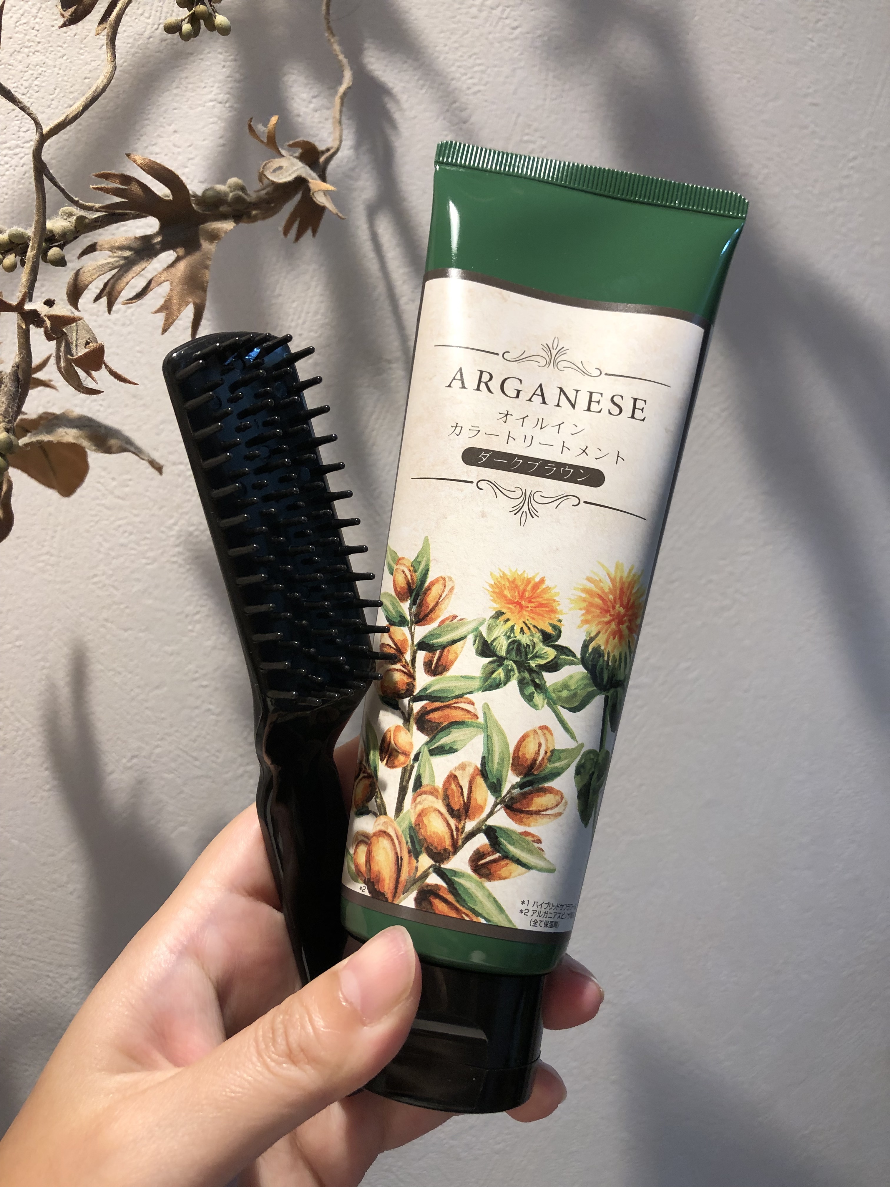 アルガネーゼ オイルインカラートリートメント/ウィルミナ/ヘアカラーを使ったクチコミ（1枚目）