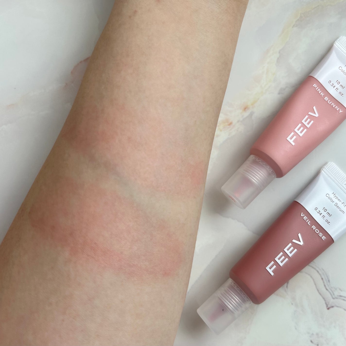 ハイパーフィットカラーセラム/FEEV/ジェル・クリームチークを使ったクチコミ(3枚目)