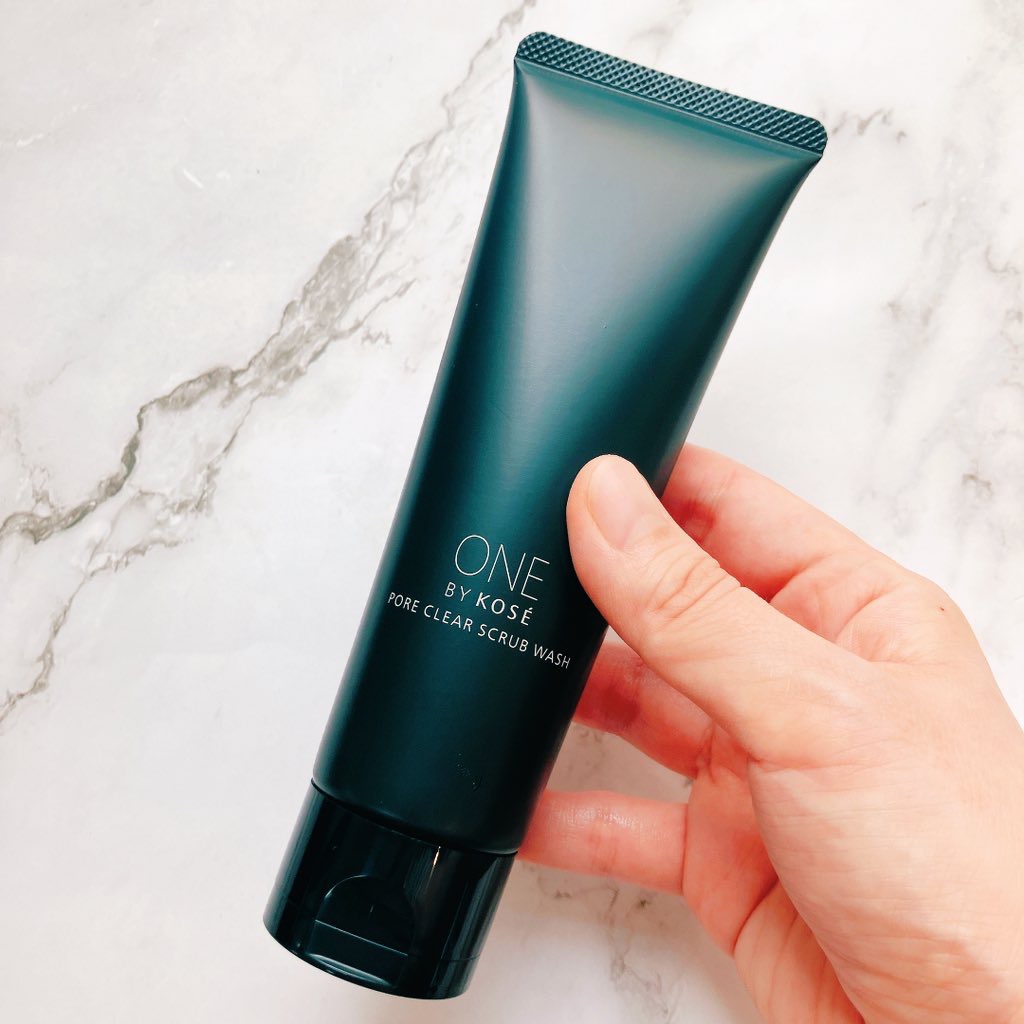ポアクリア スクラブ ウォッシュ/ONE BY KOSE/洗顔フォームを使ったクチコミ（1枚目）