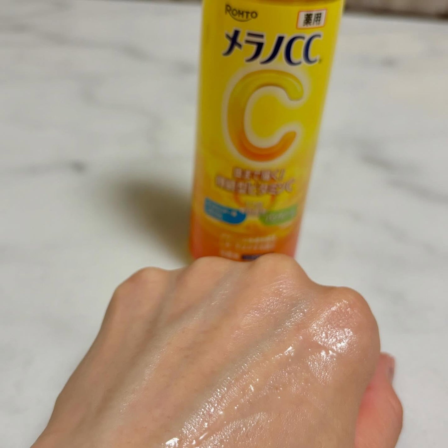 薬用しみ対策 美白化粧水/メラノCC/化粧水を使ったクチコミ(6枚目)