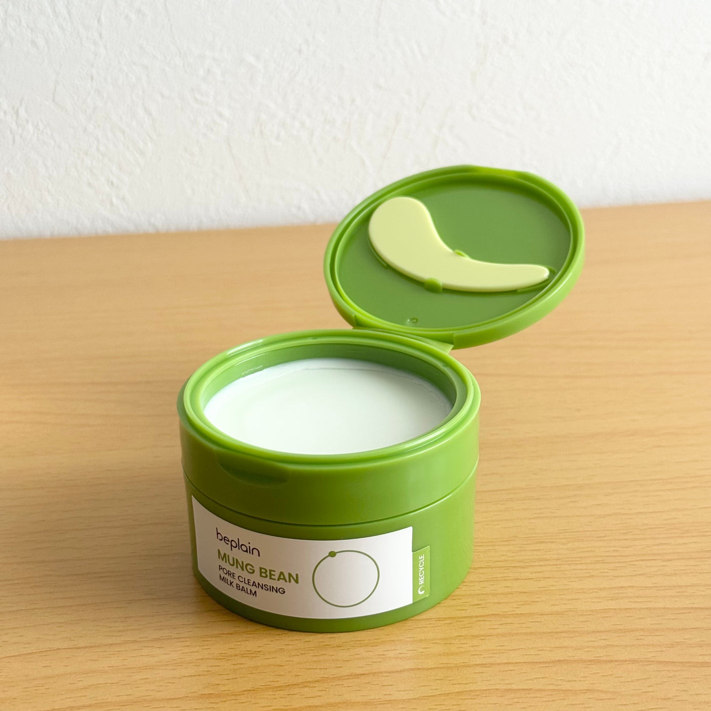 緑豆毛穴クレンジングミルクバーム/beplain/クレンジングバームを使ったクチコミ(2枚目)