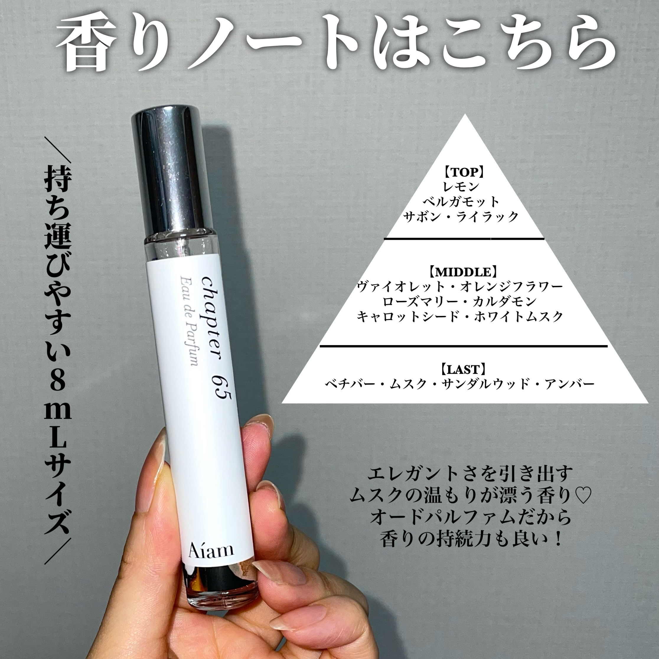 チャプター65/Aíam/香水(レディース)を使ったクチコミ（3枚目）