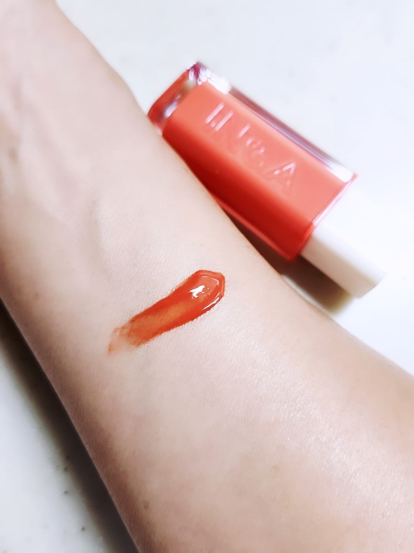 ウォーターグローリップティント/INGA/リップティントを使ったクチコミ(2枚目)