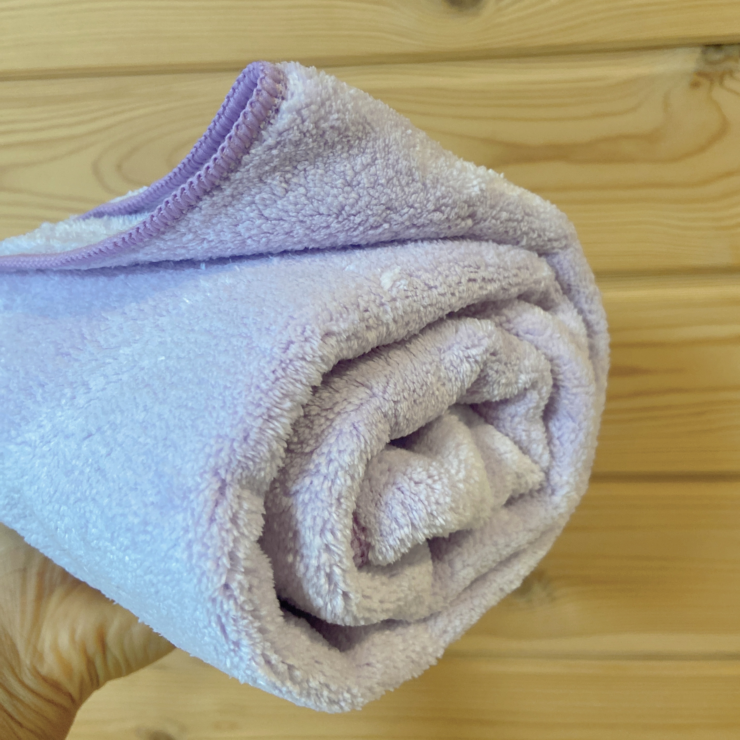 ヘアドライマイクロファイバータオル/ハホニコハッピーライフ/ヘアケアグッズを使ったクチコミ（3枚目）