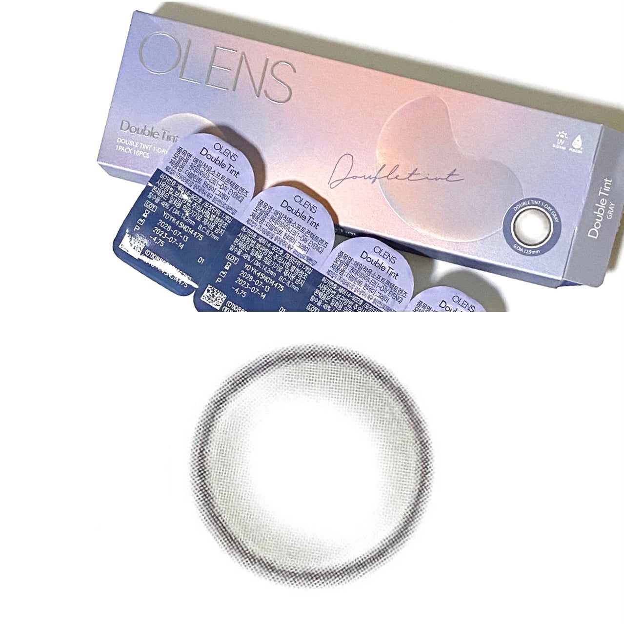 Double Tint 1day/OLENS/カラーコンタクトレンズを使ったクチコミ(6枚目)