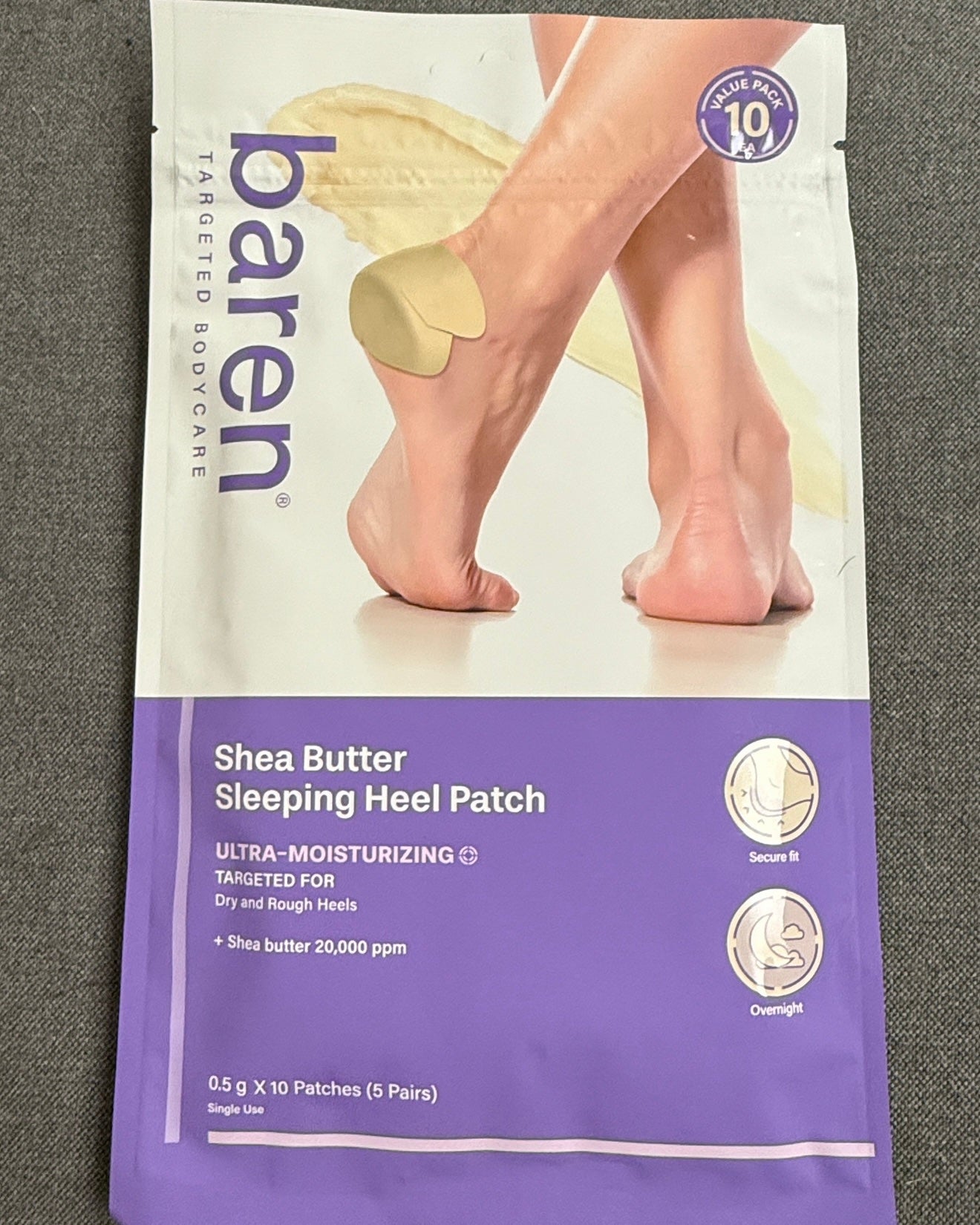 シアバター スリーピング ヒール パッチ/BAREN/レッグ・フットケアを使ったクチコミ(3枚目)