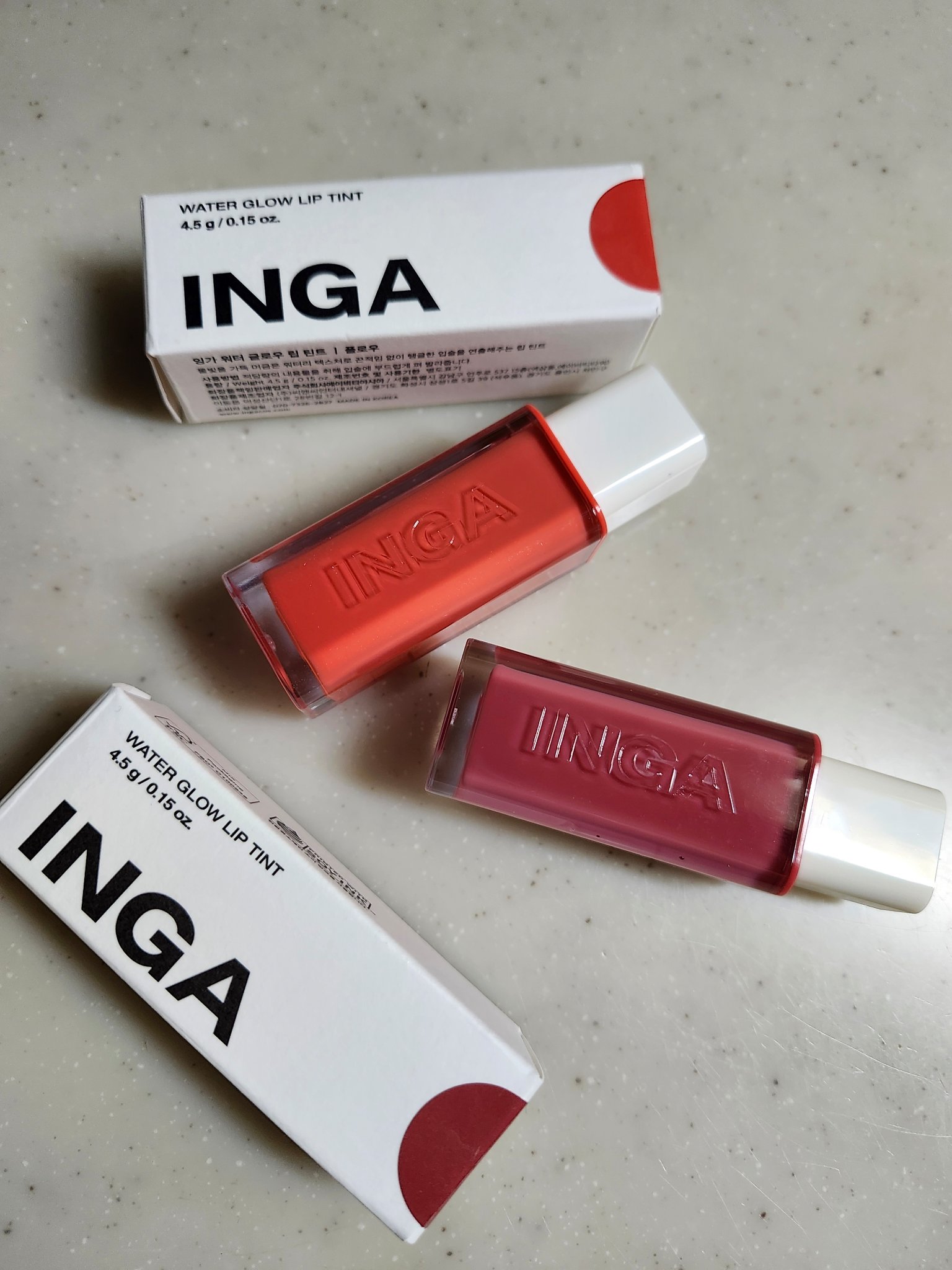 ウォーターグローリップティント/INGA/リップティントを使ったクチコミ（1枚目）